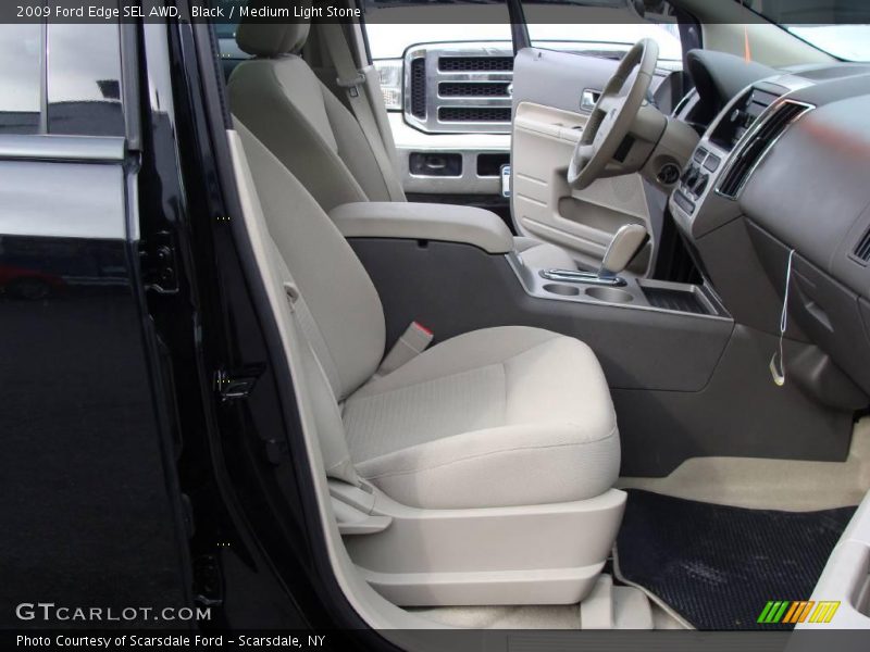 Black / Medium Light Stone 2009 Ford Edge SEL AWD