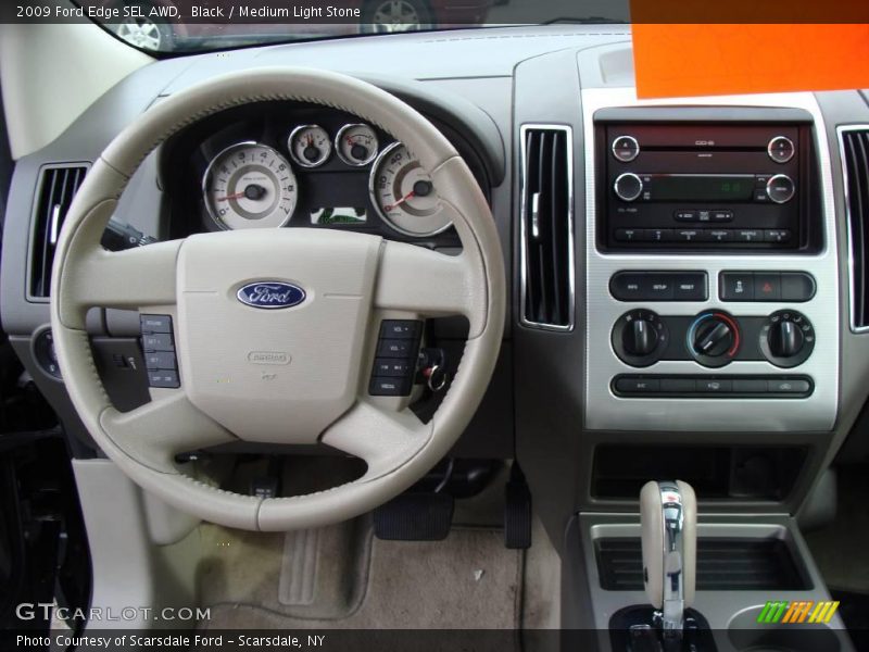 Black / Medium Light Stone 2009 Ford Edge SEL AWD