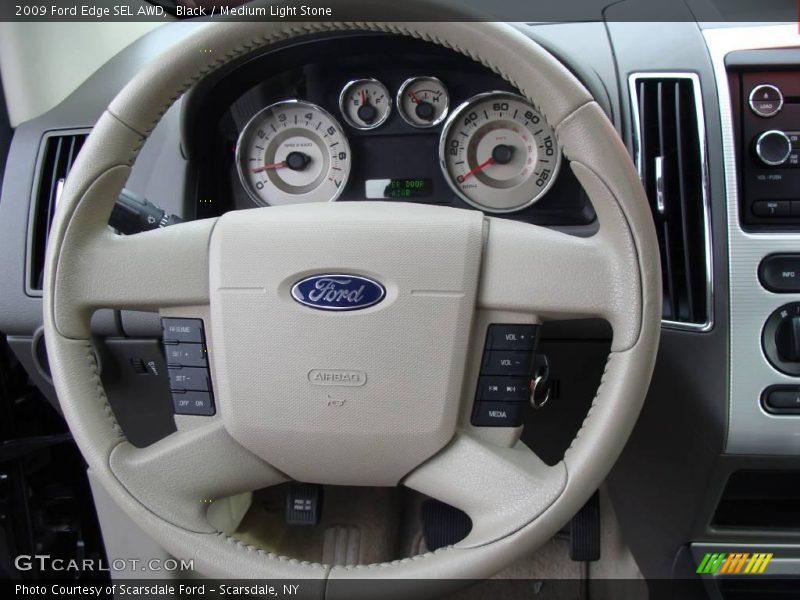 Black / Medium Light Stone 2009 Ford Edge SEL AWD