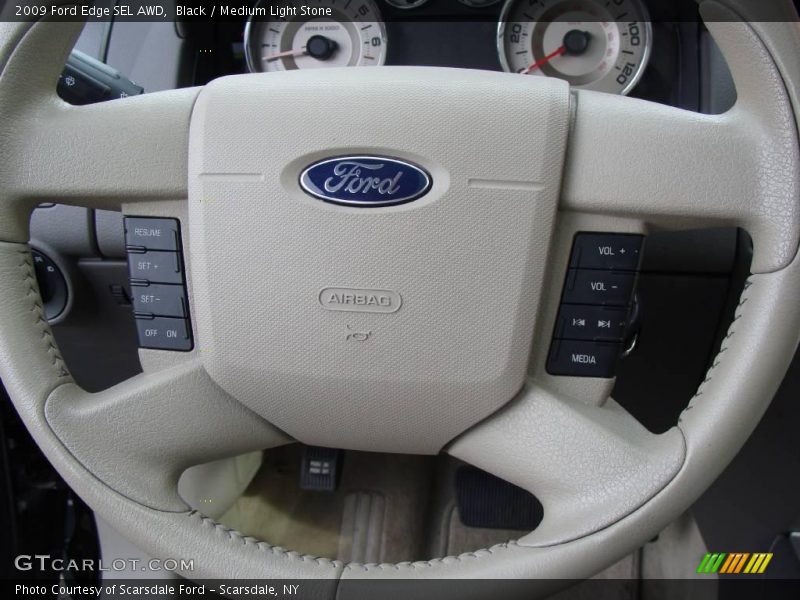 Black / Medium Light Stone 2009 Ford Edge SEL AWD