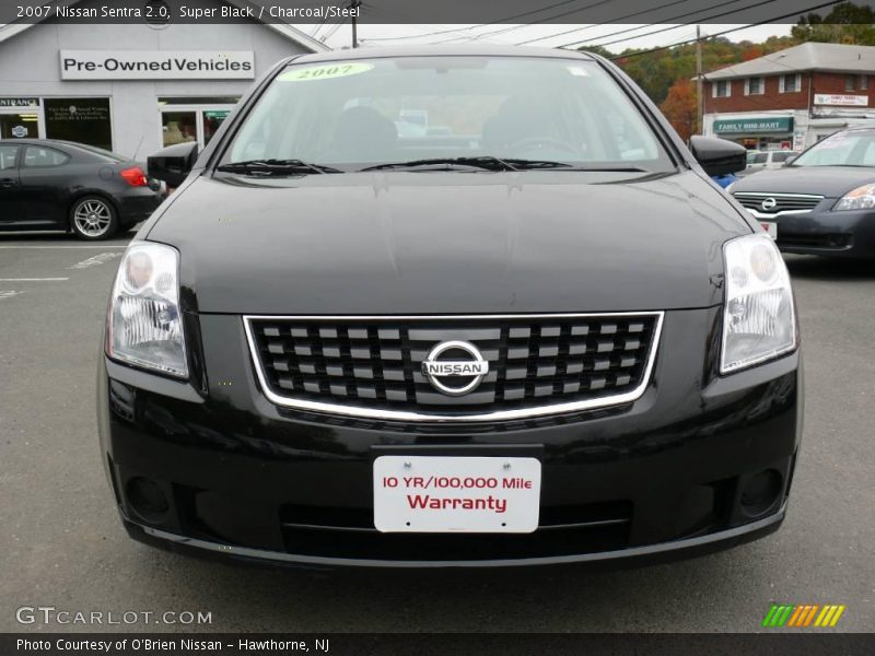 Super Black / Charcoal/Steel 2007 Nissan Sentra 2.0