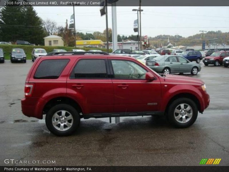 Redfire Metallic / Camel 2008 Ford Escape Limited 4WD