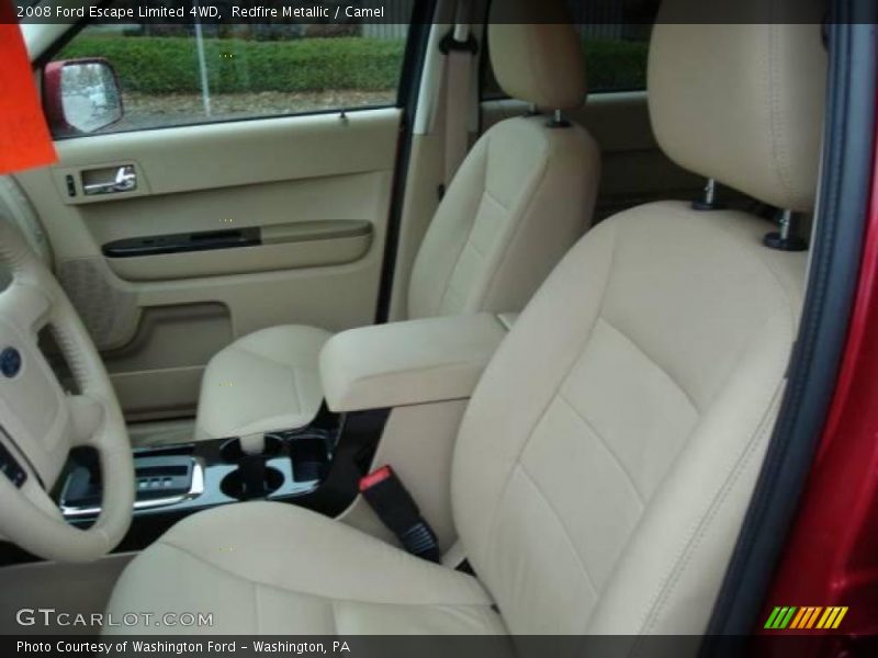 Redfire Metallic / Camel 2008 Ford Escape Limited 4WD