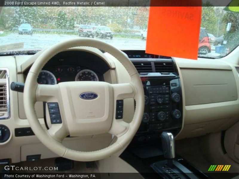 Redfire Metallic / Camel 2008 Ford Escape Limited 4WD