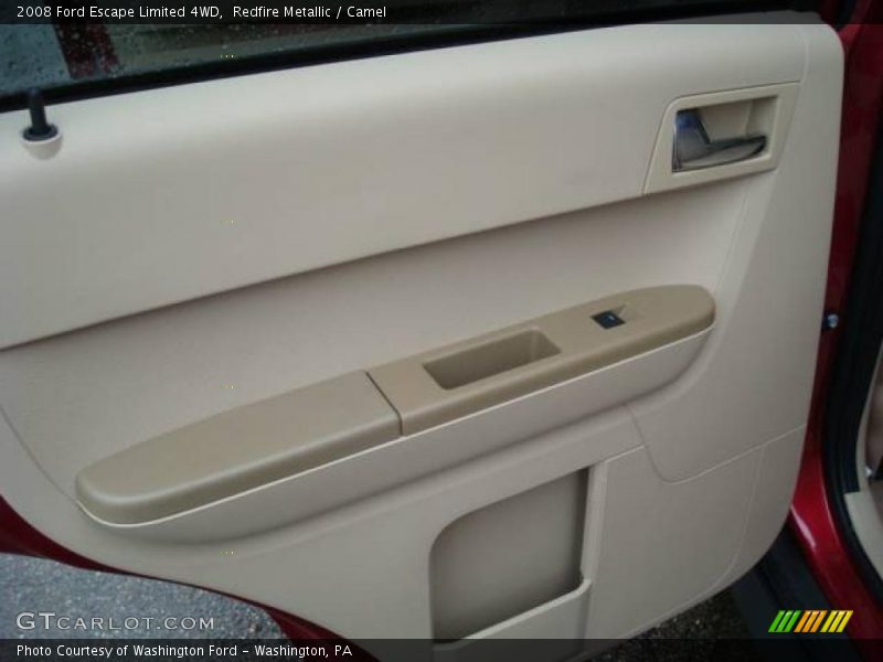 Redfire Metallic / Camel 2008 Ford Escape Limited 4WD