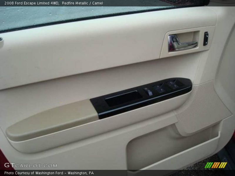 Redfire Metallic / Camel 2008 Ford Escape Limited 4WD