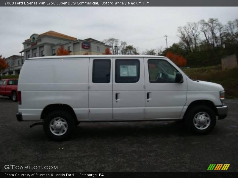 Oxford White / Medium Flint 2008 Ford E Series Van E250 Super Duty Commericial