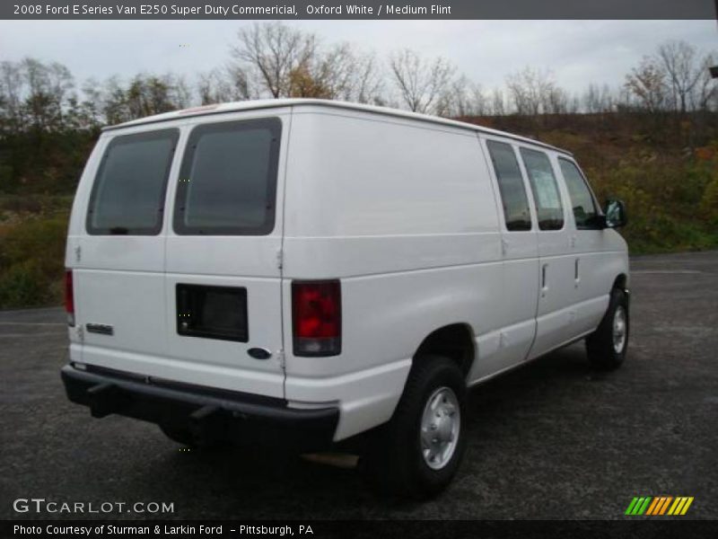 Oxford White / Medium Flint 2008 Ford E Series Van E250 Super Duty Commericial
