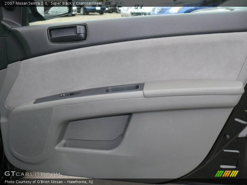 Super Black / Charcoal/Steel 2007 Nissan Sentra 2.0