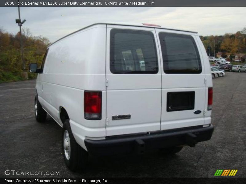 Oxford White / Medium Flint 2008 Ford E Series Van E250 Super Duty Commericial
