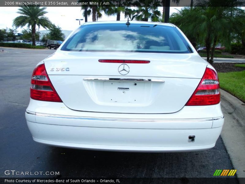 Alabaster White / Ash 2006 Mercedes-Benz E 350 Sedan