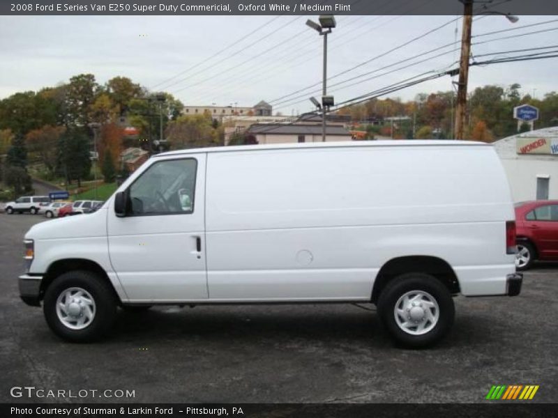 Oxford White / Medium Flint 2008 Ford E Series Van E250 Super Duty Commericial