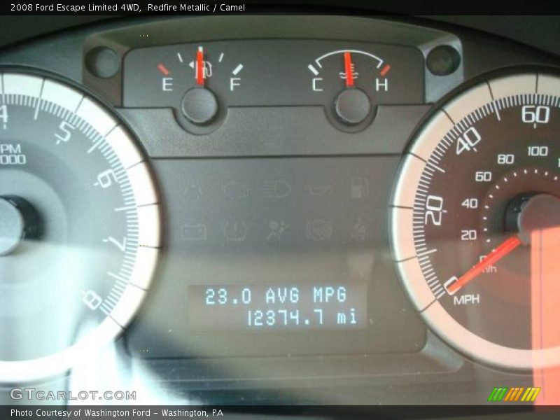 Redfire Metallic / Camel 2008 Ford Escape Limited 4WD