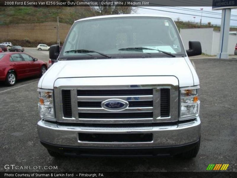 Oxford White / Medium Flint 2008 Ford E Series Van E250 Super Duty Commericial