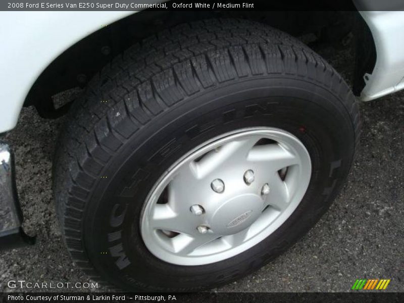 Oxford White / Medium Flint 2008 Ford E Series Van E250 Super Duty Commericial