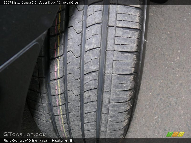 Super Black / Charcoal/Steel 2007 Nissan Sentra 2.0
