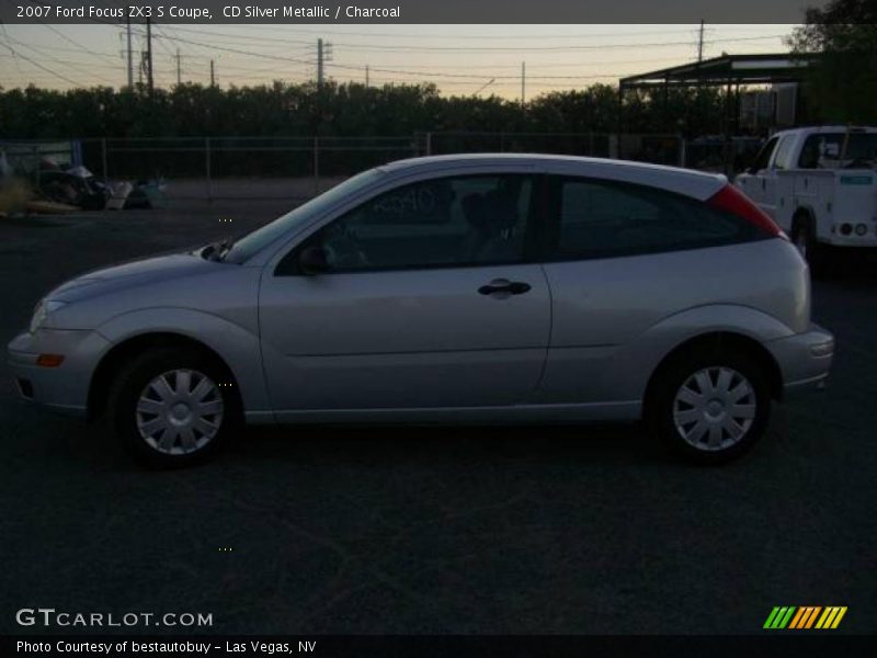 CD Silver Metallic / Charcoal 2007 Ford Focus ZX3 S Coupe