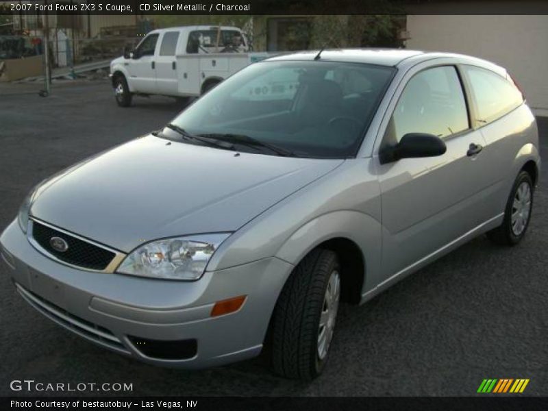 CD Silver Metallic / Charcoal 2007 Ford Focus ZX3 S Coupe