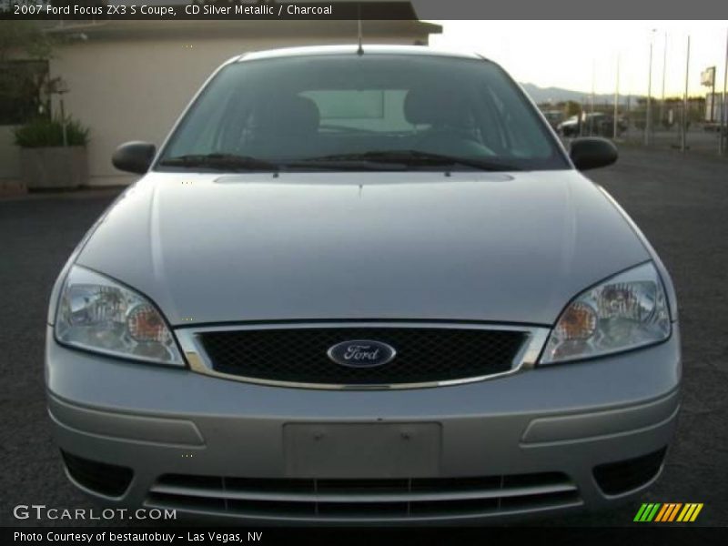 CD Silver Metallic / Charcoal 2007 Ford Focus ZX3 S Coupe