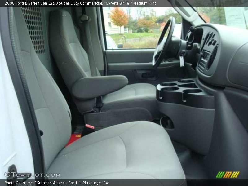 Oxford White / Medium Flint 2008 Ford E Series Van E250 Super Duty Commericial