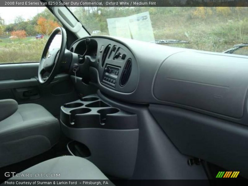Oxford White / Medium Flint 2008 Ford E Series Van E250 Super Duty Commericial