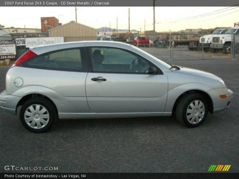 CD Silver Metallic / Charcoal 2007 Ford Focus ZX3 S Coupe