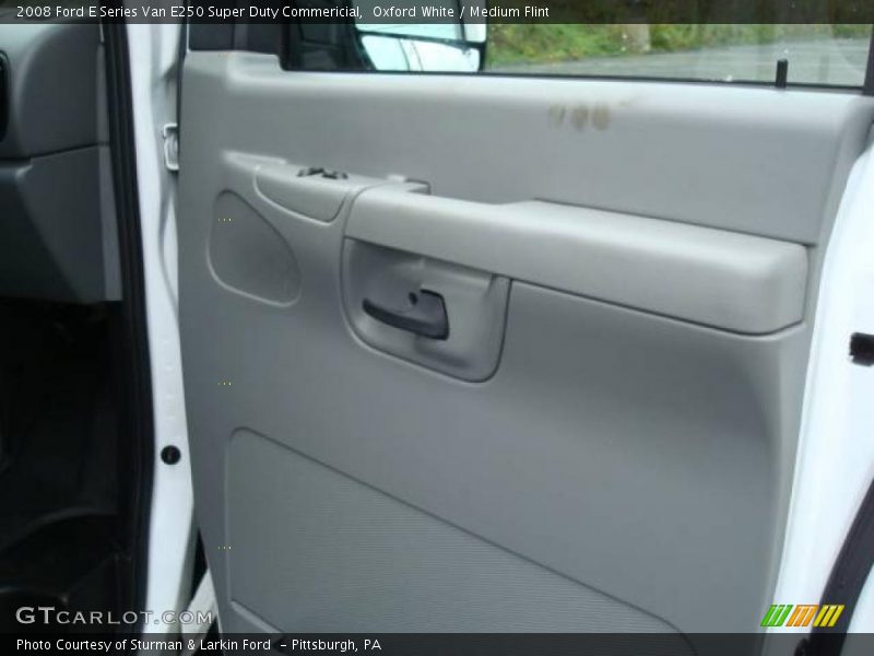 Oxford White / Medium Flint 2008 Ford E Series Van E250 Super Duty Commericial