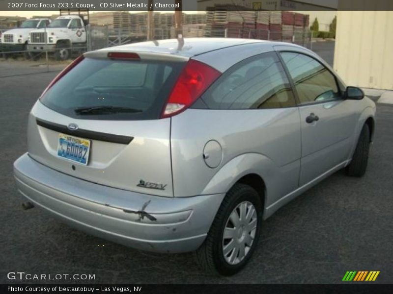 CD Silver Metallic / Charcoal 2007 Ford Focus ZX3 S Coupe