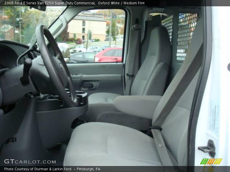Oxford White / Medium Flint 2008 Ford E Series Van E250 Super Duty Commericial
