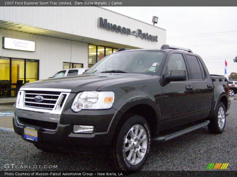 Dark Stone Metallic / Camel 2007 Ford Explorer Sport Trac Limited