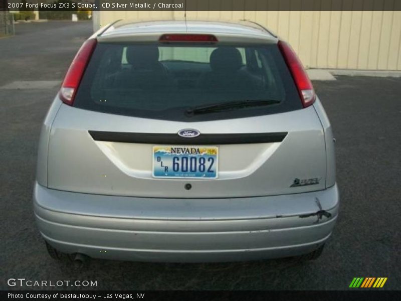 CD Silver Metallic / Charcoal 2007 Ford Focus ZX3 S Coupe