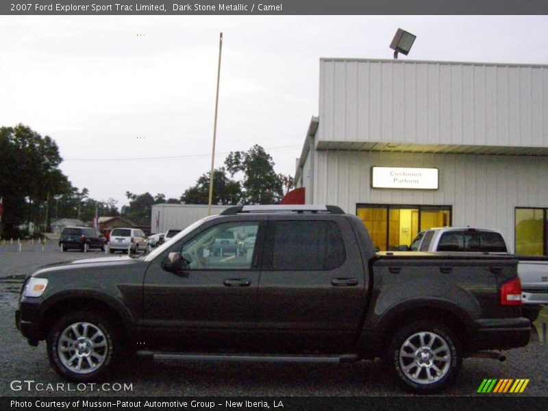Dark Stone Metallic / Camel 2007 Ford Explorer Sport Trac Limited