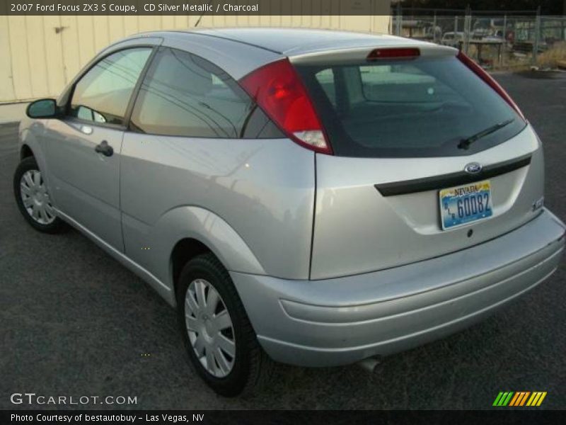 CD Silver Metallic / Charcoal 2007 Ford Focus ZX3 S Coupe