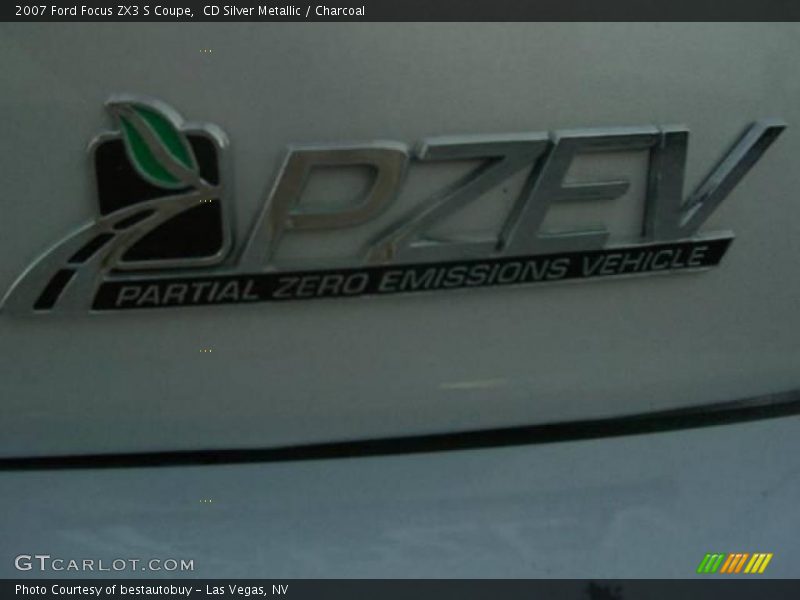 CD Silver Metallic / Charcoal 2007 Ford Focus ZX3 S Coupe