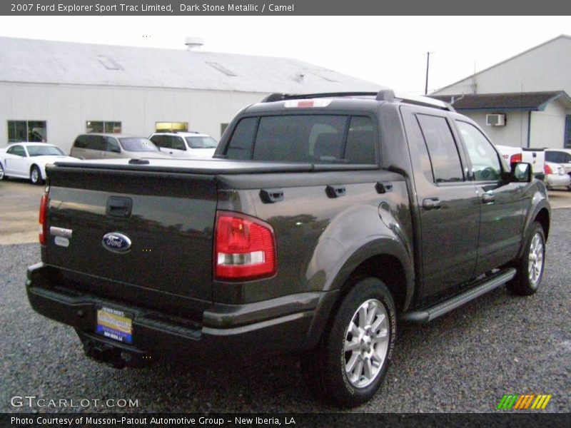Dark Stone Metallic / Camel 2007 Ford Explorer Sport Trac Limited
