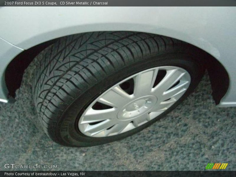 CD Silver Metallic / Charcoal 2007 Ford Focus ZX3 S Coupe