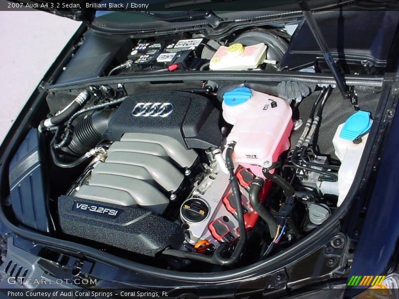 Brilliant Black / Ebony 2007 Audi A4 3.2 Sedan
