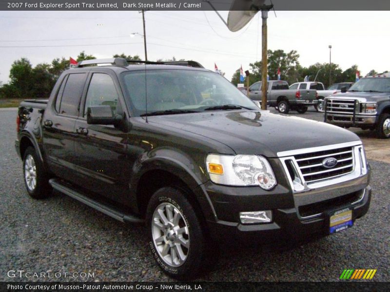 Dark Stone Metallic / Camel 2007 Ford Explorer Sport Trac Limited