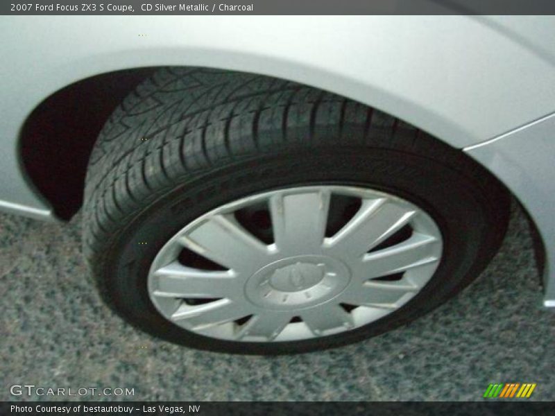 CD Silver Metallic / Charcoal 2007 Ford Focus ZX3 S Coupe