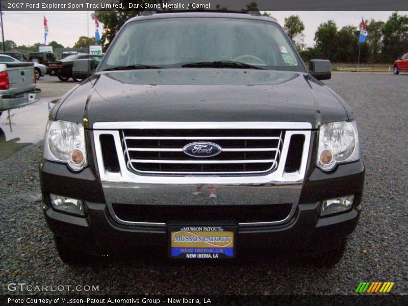 Dark Stone Metallic / Camel 2007 Ford Explorer Sport Trac Limited