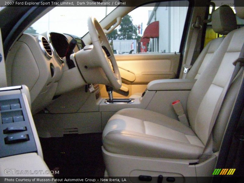 Dark Stone Metallic / Camel 2007 Ford Explorer Sport Trac Limited