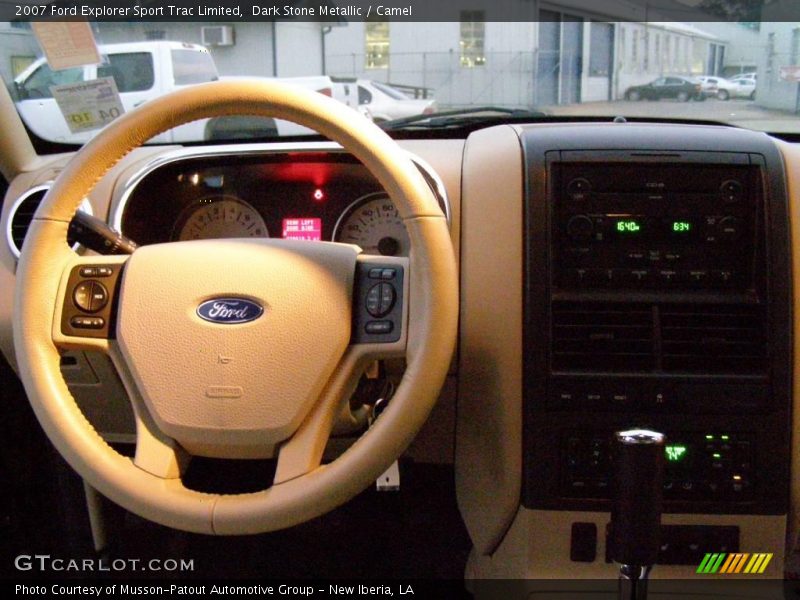 Dark Stone Metallic / Camel 2007 Ford Explorer Sport Trac Limited
