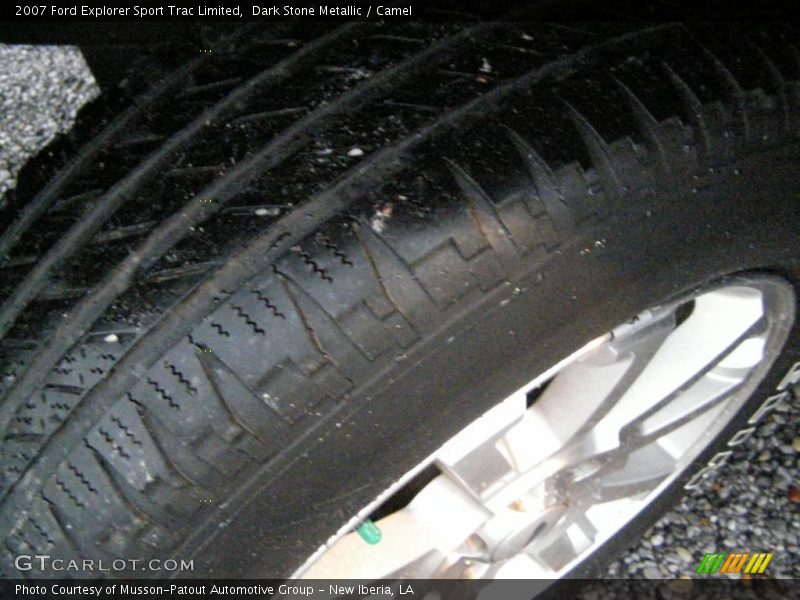 Dark Stone Metallic / Camel 2007 Ford Explorer Sport Trac Limited