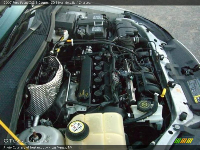 CD Silver Metallic / Charcoal 2007 Ford Focus ZX3 S Coupe
