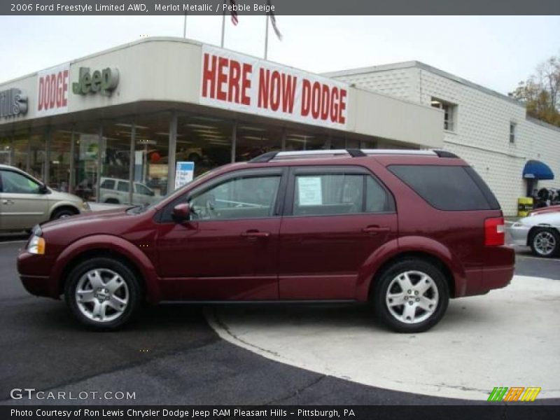 Merlot Metallic / Pebble Beige 2006 Ford Freestyle Limited AWD