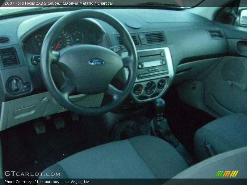 CD Silver Metallic / Charcoal 2007 Ford Focus ZX3 S Coupe