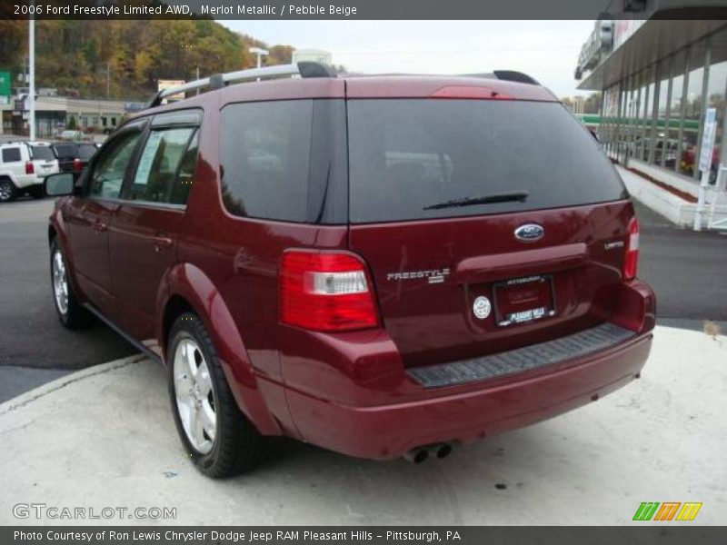 Merlot Metallic / Pebble Beige 2006 Ford Freestyle Limited AWD