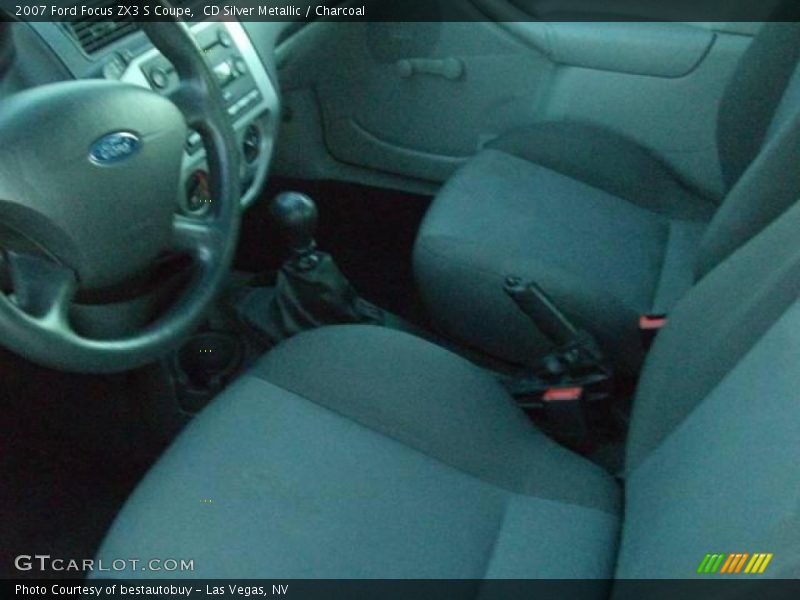 CD Silver Metallic / Charcoal 2007 Ford Focus ZX3 S Coupe