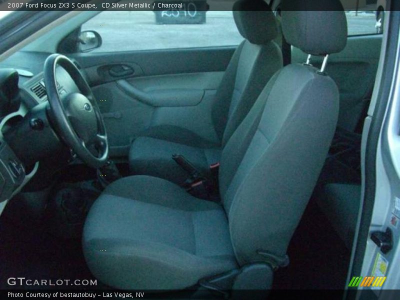 CD Silver Metallic / Charcoal 2007 Ford Focus ZX3 S Coupe