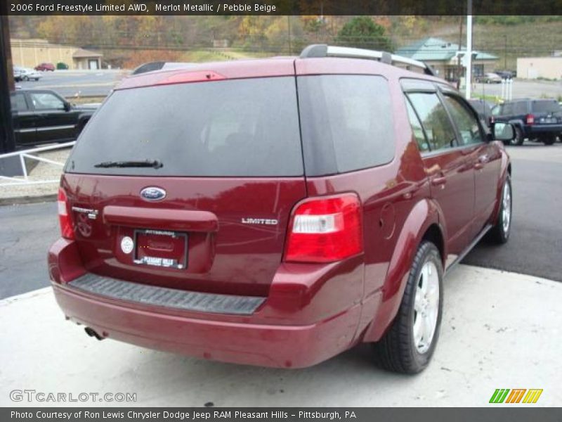 Merlot Metallic / Pebble Beige 2006 Ford Freestyle Limited AWD